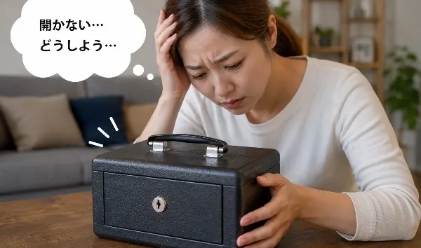 鍵があるのに開かない金庫